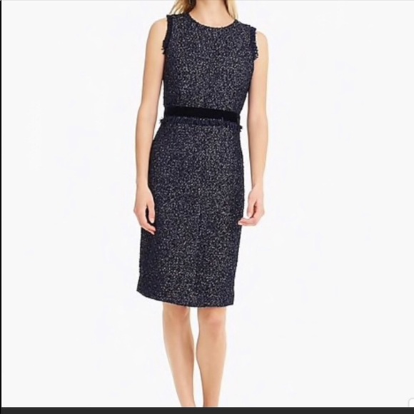 NEW J.Crew Sparkle Tweed Dress - Picture 2 of 4